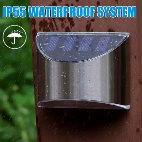 LED Dock & Deck Side Mount Lights - Solar Powered Light (2-Pack) - NautiCurl LLC