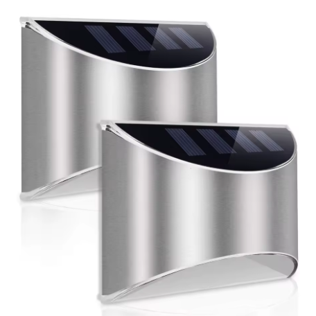 LED Dock & Deck Side Mount Lights - Solar Powered Light (2-Pack) - NautiCurl LLC