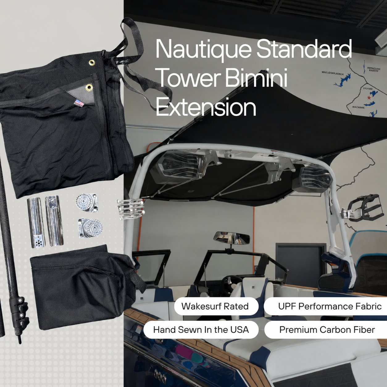 Nautique Boats Bimini Extension (2019-2026)