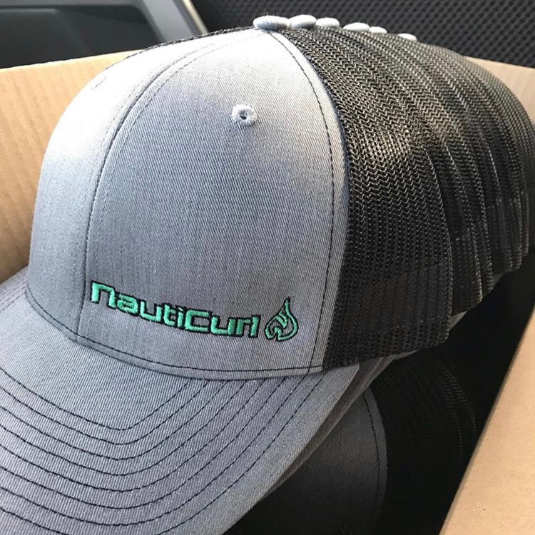 NautiCurl Snap Back Mesh Surf Hat LE