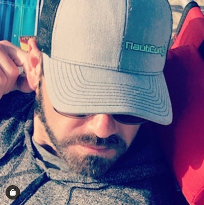 NautiCurl Snap Back Mesh Surf Hat LE