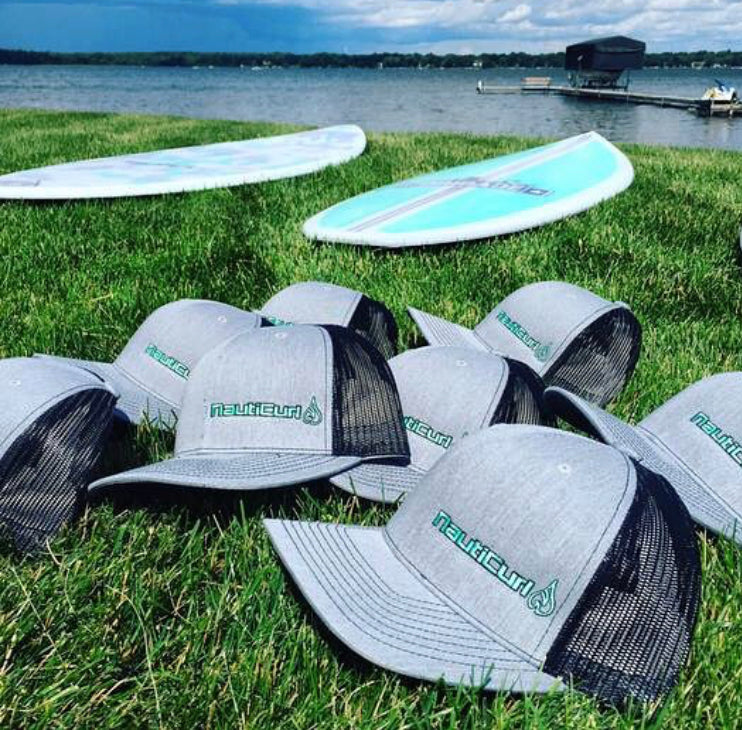 NautiCurl Snap Back Mesh Surf Hat LE