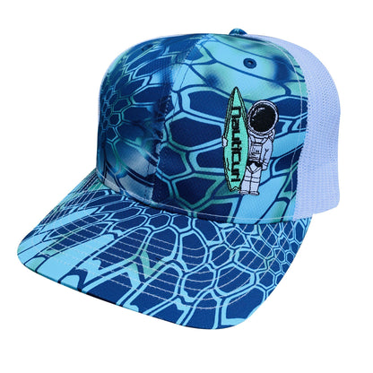 NautiCurl Astroknot Snap Back Mesh Surf Hat (5 color options)