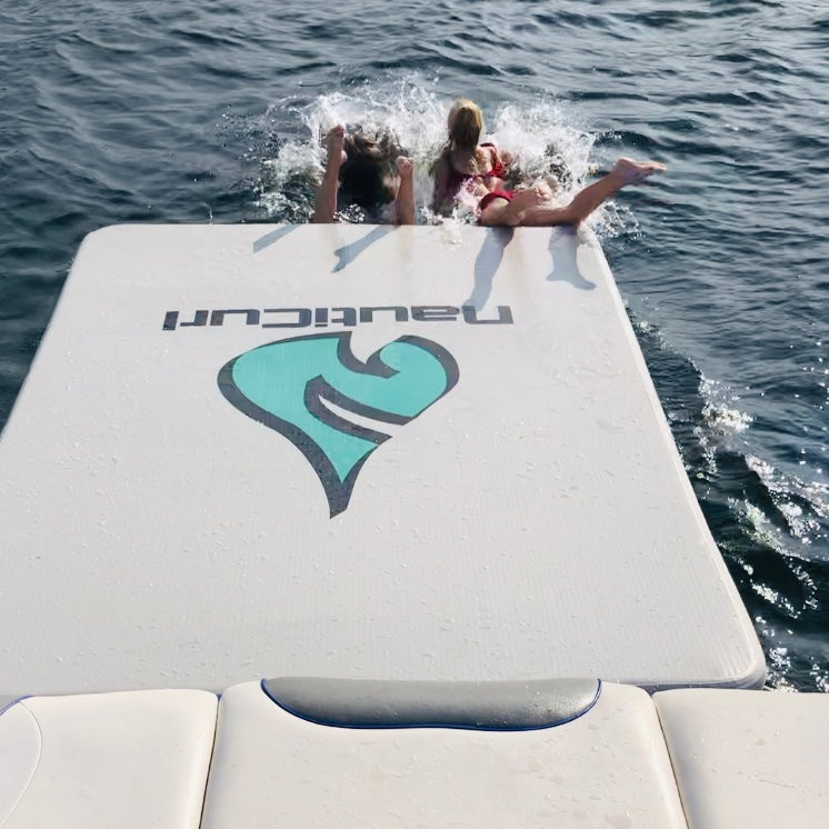 NautiPad - Inflatable Swim Mat Floating Dock Pads – NautiCurl LLC
