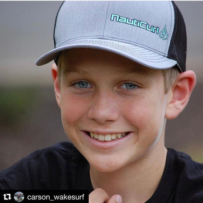 NautiCurl Snap Back Mesh Surf Hat LE