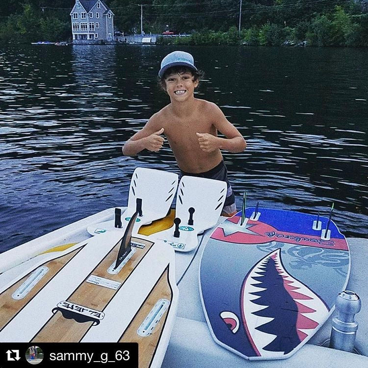 NautiCurl Snap Back Mesh Surf Hat LE