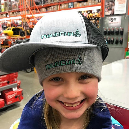 NautiCurl Snap Back Mesh Surf Hat LE