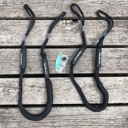 NautiCurl Bungee Boat Ropes - Shock Absorbing (2 Ropes) - NautiCurl LLC