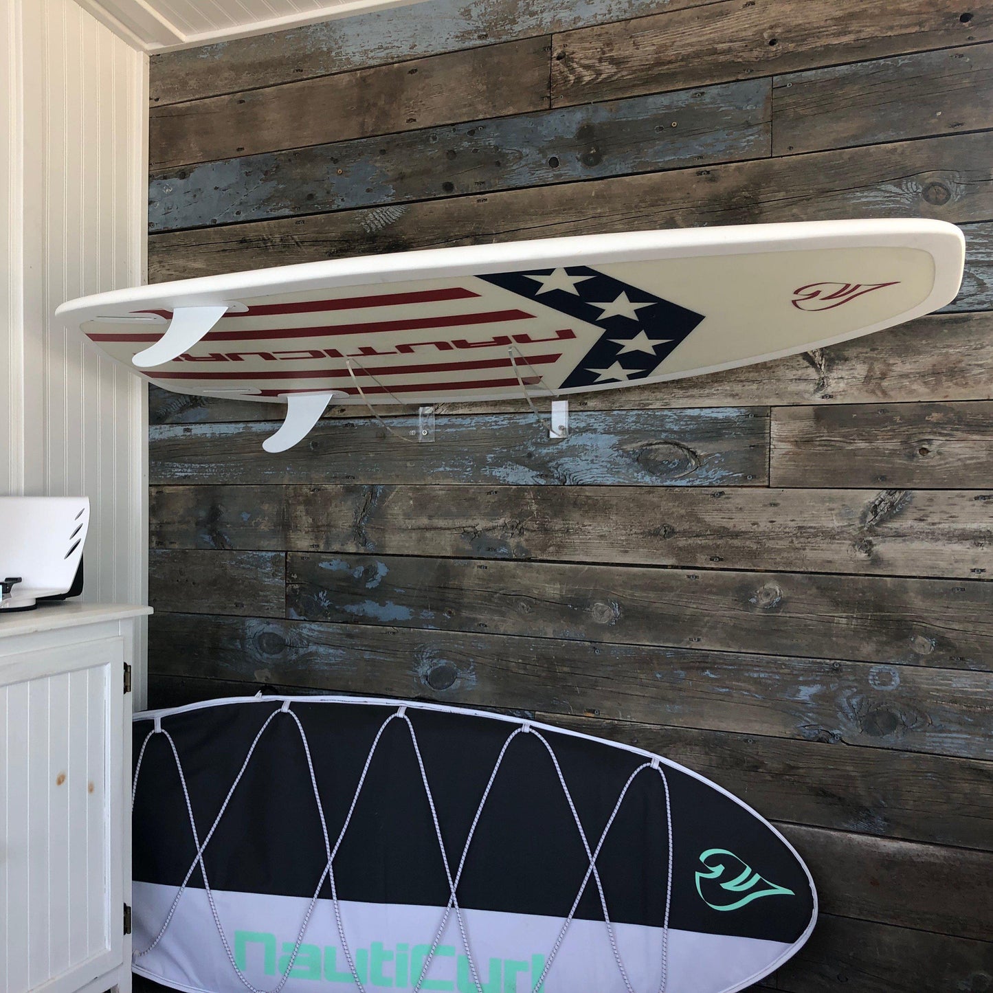 Cheap wakesurf board racks NautiCurl clear board rack