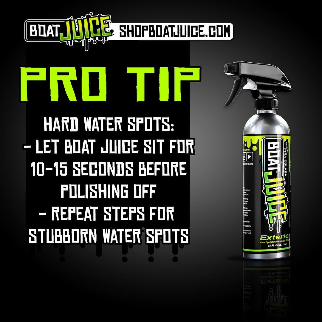 Boat Juice Pro Tip Boat Cleaner Exterior Gel Coat Water Spot Remover for Fade