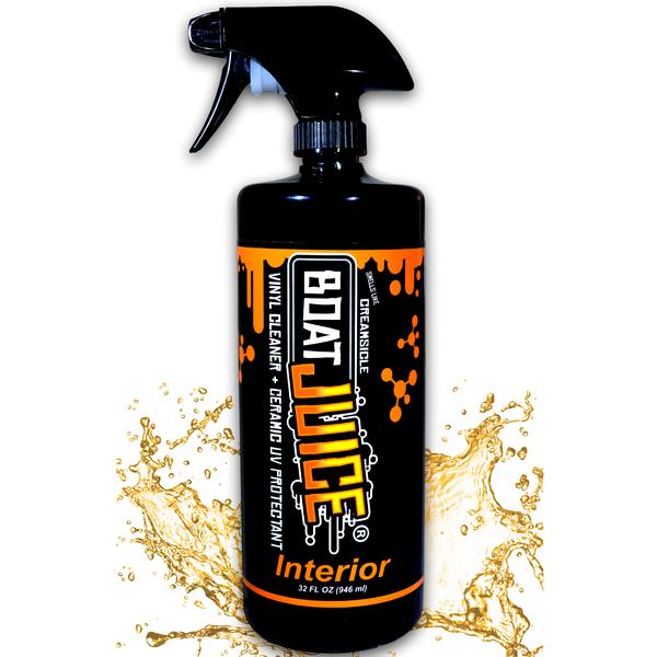 Boat Juice Interior Cleaner for Vinyl, Carpet, Plastic, Foam, Glass, Metal, Fiberglass NautiCurl