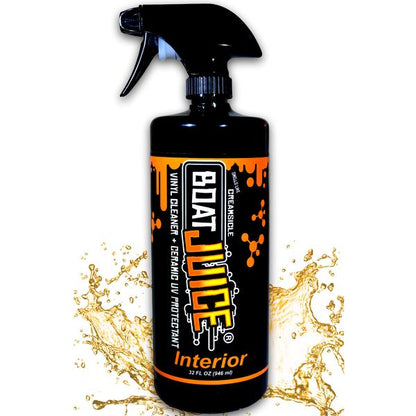 Boat Juice Interior Cleaner for Vinyl, Carpet, Plastic, Foam, Glass, Metal, Fiberglass NautiCurl
