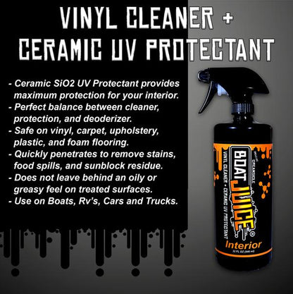 Best Vinyl Cleaner for boats, best foam flooring cleaner Boat Juice NautiCurl
