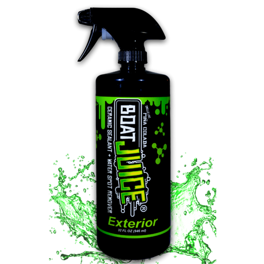 Boat Juice Exterior Boat Cleaner with Sealant and Protector. Best Boat Cleaner for Wakeboard Boats and more!