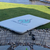 Swimming mat pad inflatable rigid