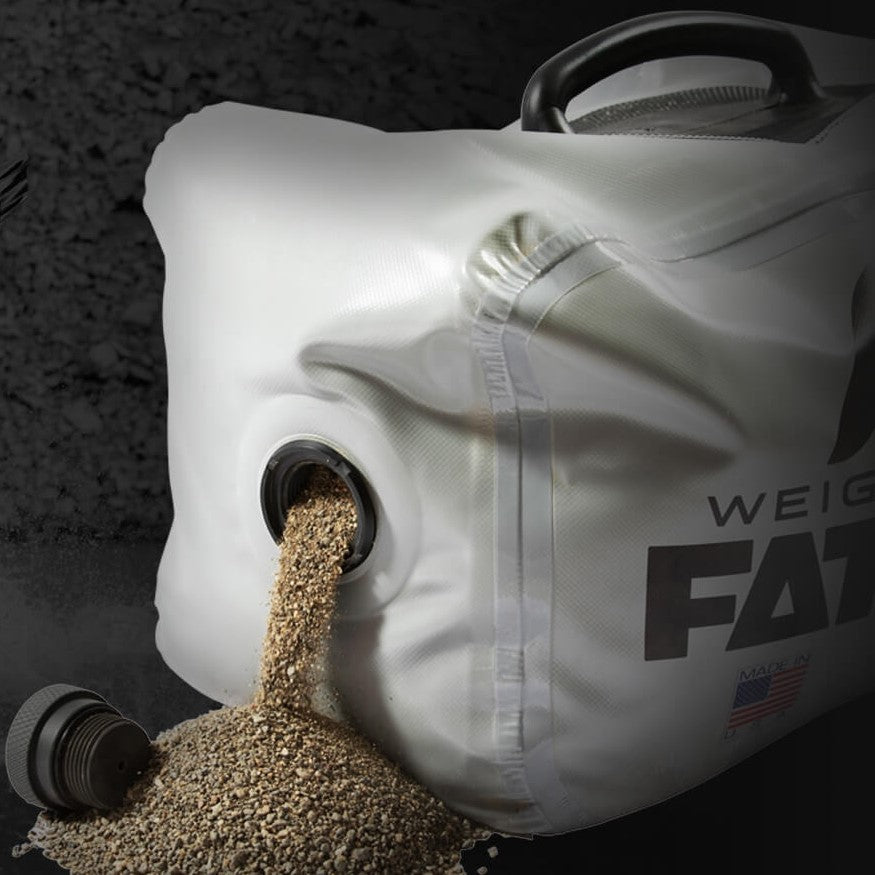 FatSac Fillable Sand Weight Bag - NautiCurl Weight Bag Lead Bag, Steel ballast weight bag