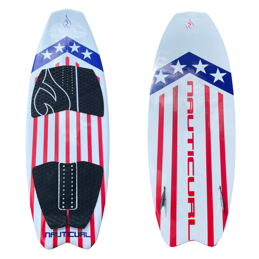 NautiCurl Jet Wing X - Hybrid Style WakeSurf Board