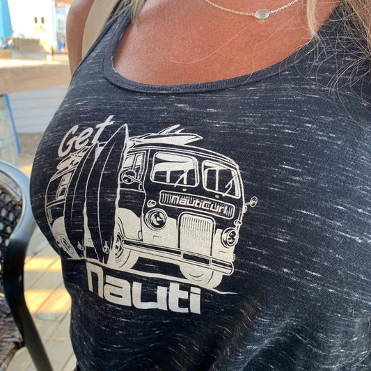 Get Nauti NautiCurl Racerback Tank Top