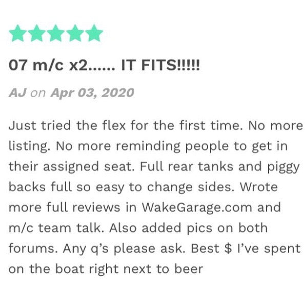 WakeSurfing - FLEX BLEMISHED Wake Shaper Surf Gate - NautiCurl LLC