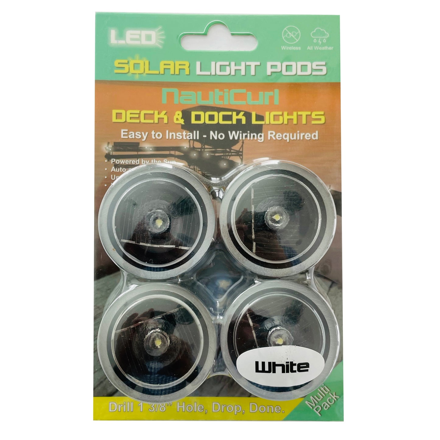 LED Dock & Deck Pods - Solar Powered Light Dots