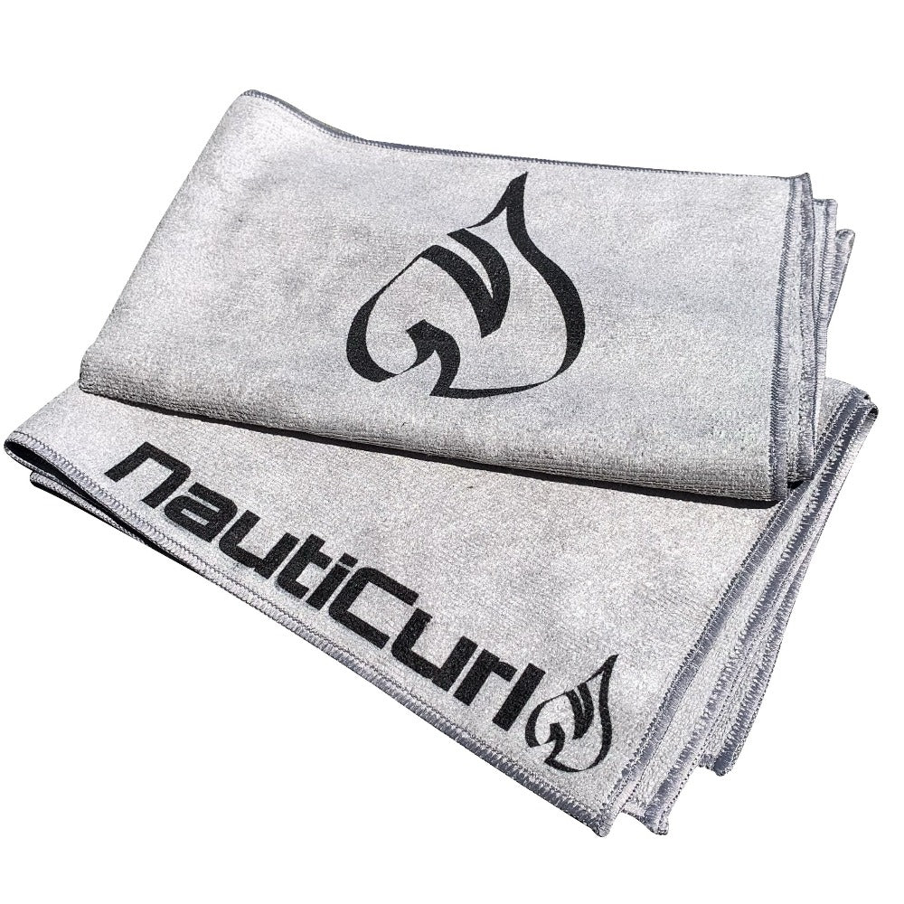 NautiCurl Beach Towel Microfiber cleaning boat towel, gray towelette