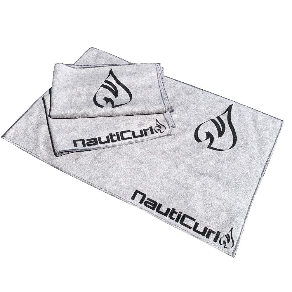 NautiCurl Beach Towel Microfiber cleaning boat towel, gray towelette