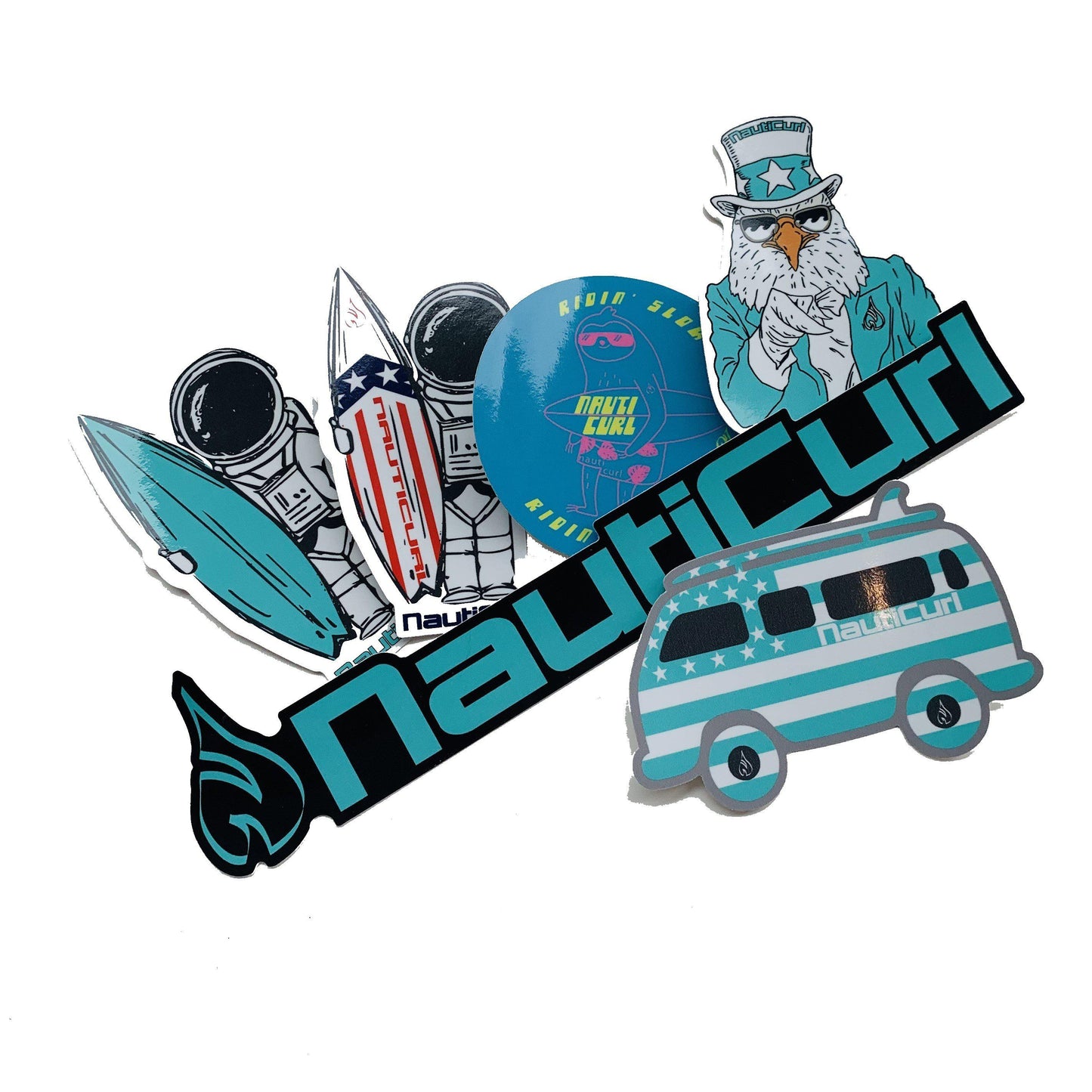 NautiCurl Sticker Pack - NautiCurl LLC